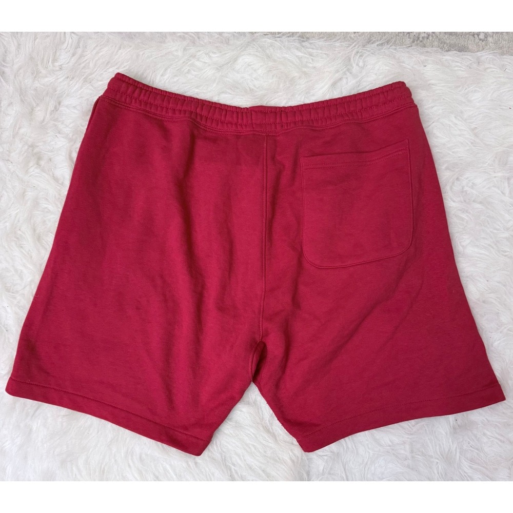 Ed Hardy Mens Red Embroidered Logo Sweat Shorts Y2K Streetwear XL EHMR8100-16 - Picture 2 of 5
